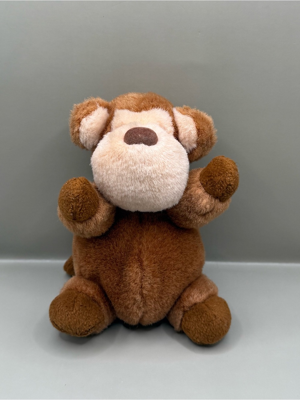 Vintage GUND Jungle World Monkey Plush Stuffed Animal 1989